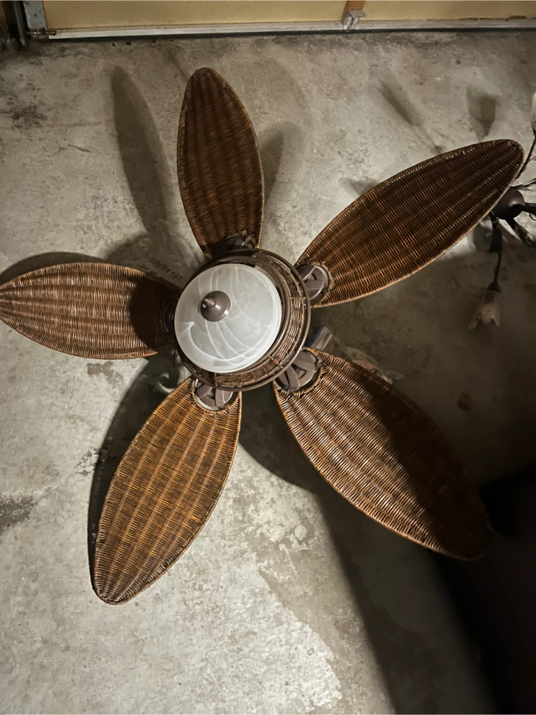 Wicker Ceiling Fan (Hunter) - photo 2