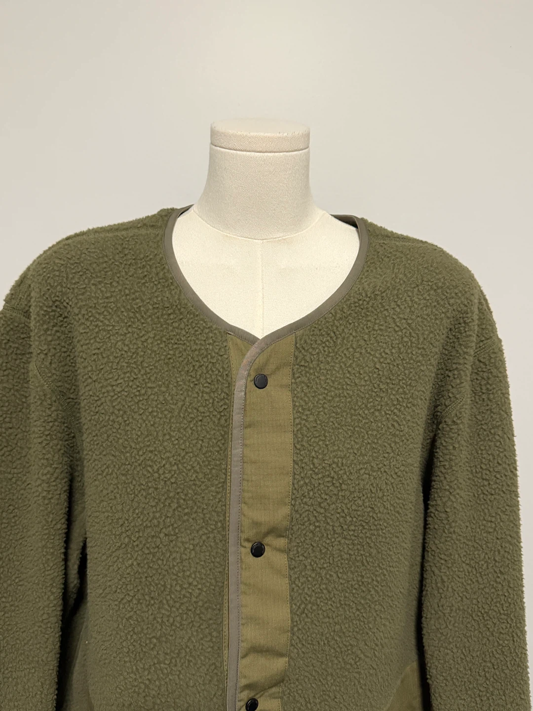 Nanga Fleece Cardigan Olive - photo 2
