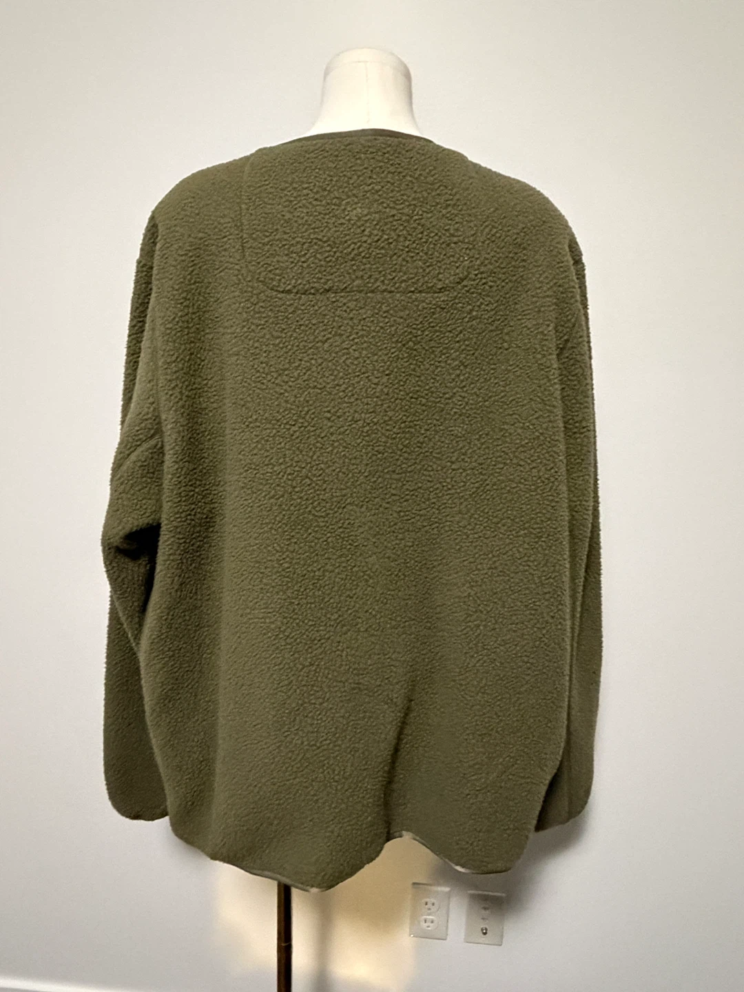 Nanga Fleece Cardigan Olive - photo 5