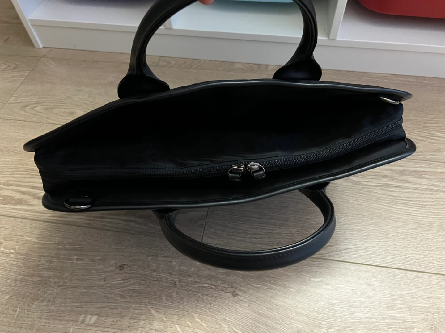Black laptop bag / work handbag - photo 3