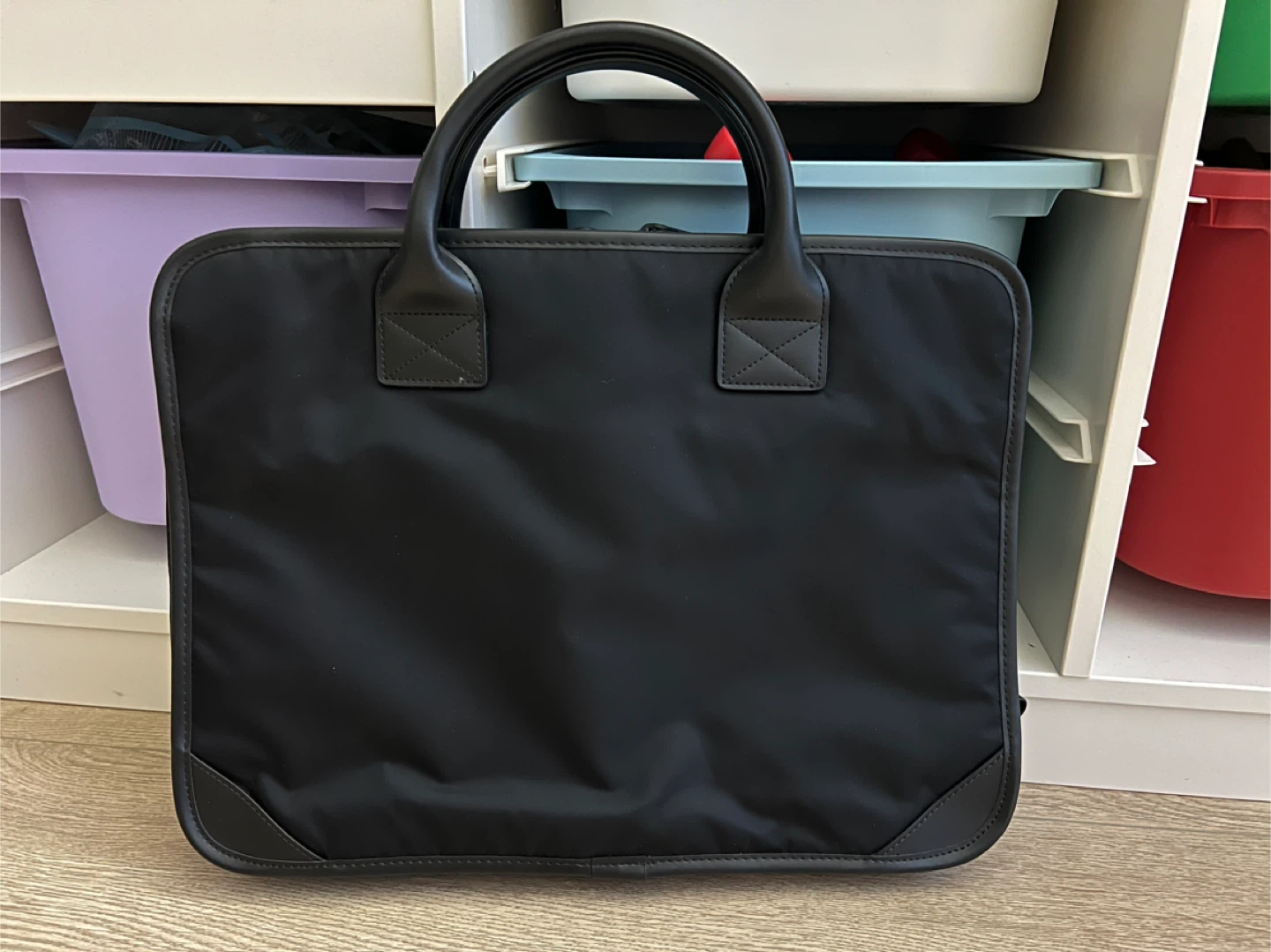 Black laptop bag / work handbag - photo 2