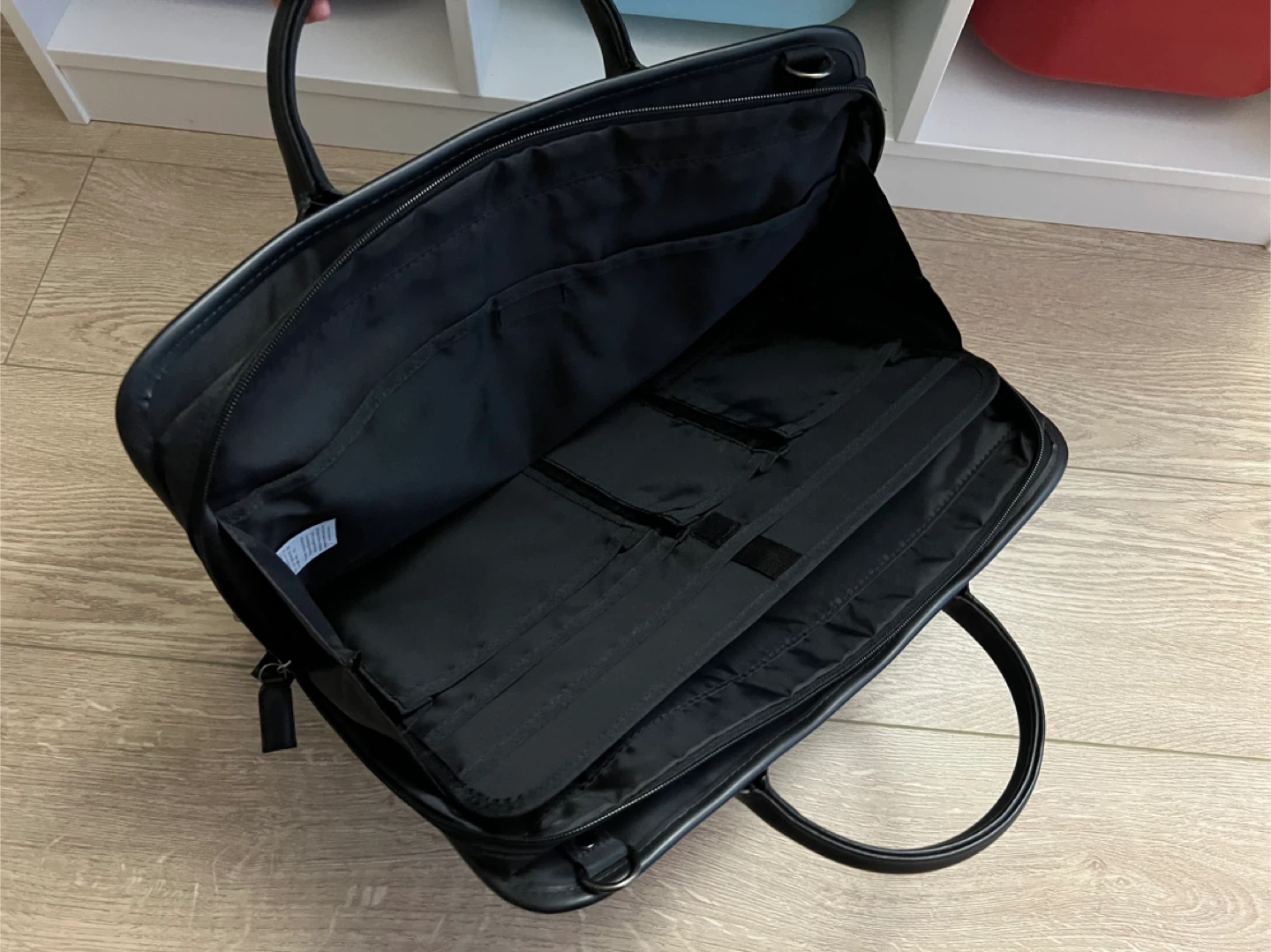 Black laptop bag / work handbag - photo 5