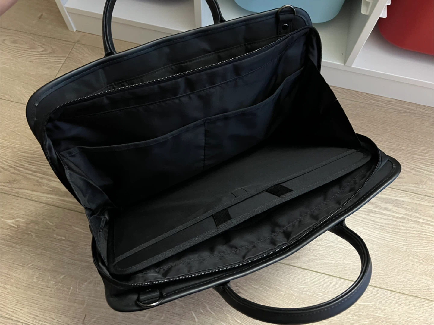 Black laptop bag / work handbag - photo 4