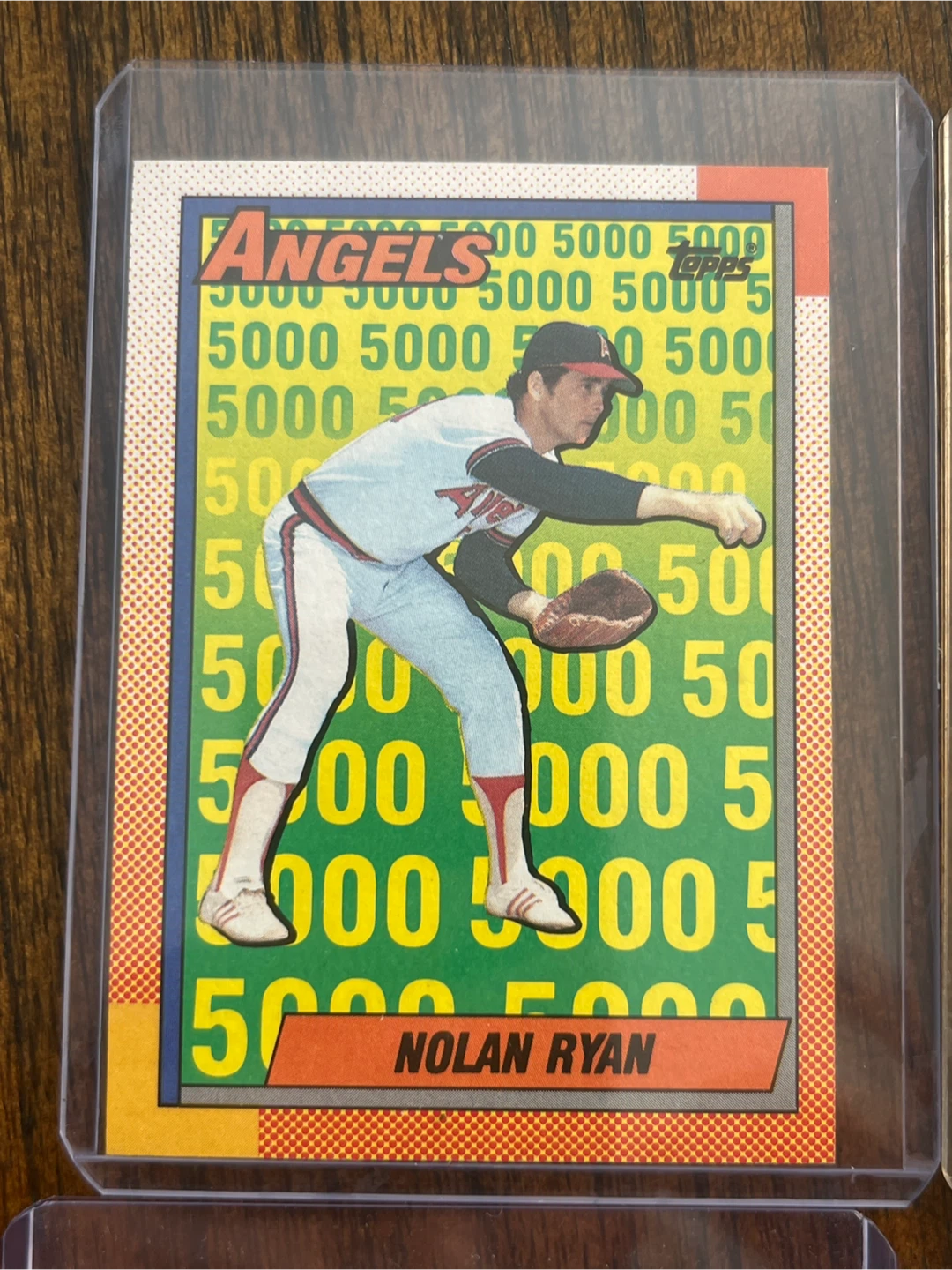 Topps 1990 Nolan Ryan Baseball Cards 5000 Strike Out Record - photo 4