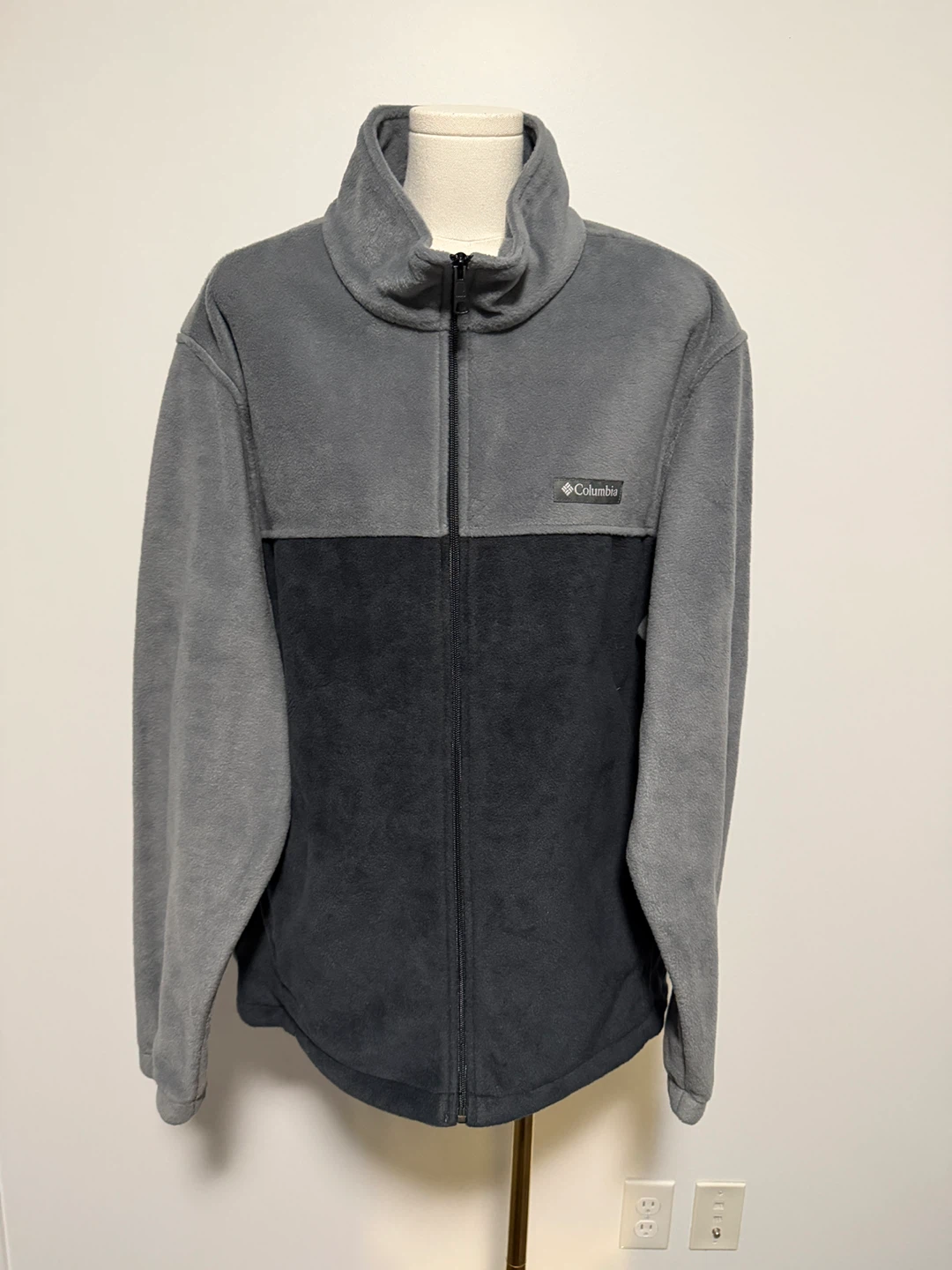 Columbia Fleece Jacket Men’s - Grey & Black