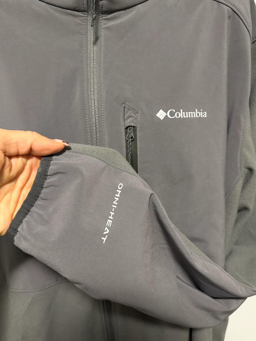 Columbia Omni-Heat Grey Fleece Jacket - photo 5