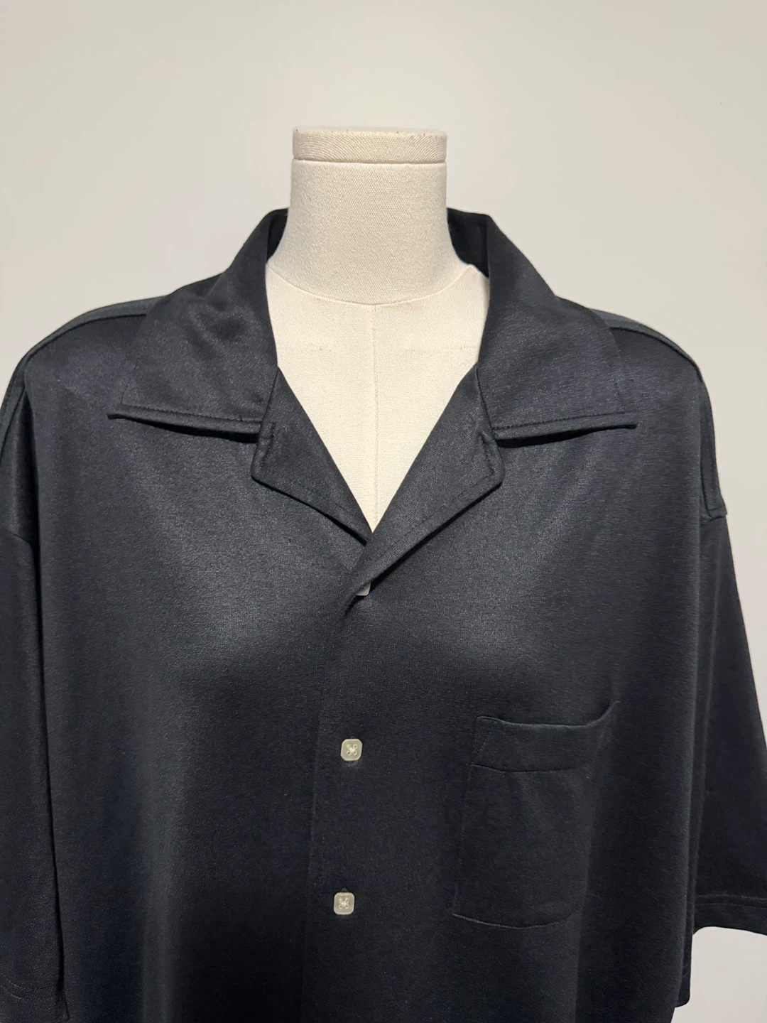 Black Short Sleeve Button-Up Shirt Men’s - photo 2