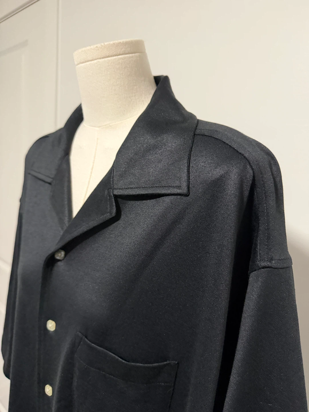 Black Short Sleeve Button-Up Shirt Men’s - photo 3
