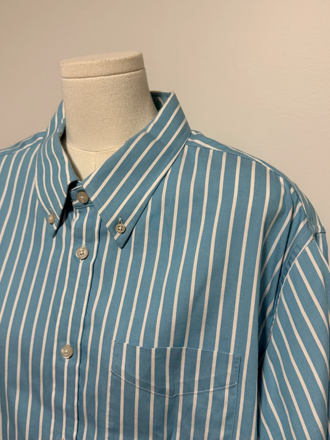 Striped Short Sleeve Button-Up Shirt - photo 3