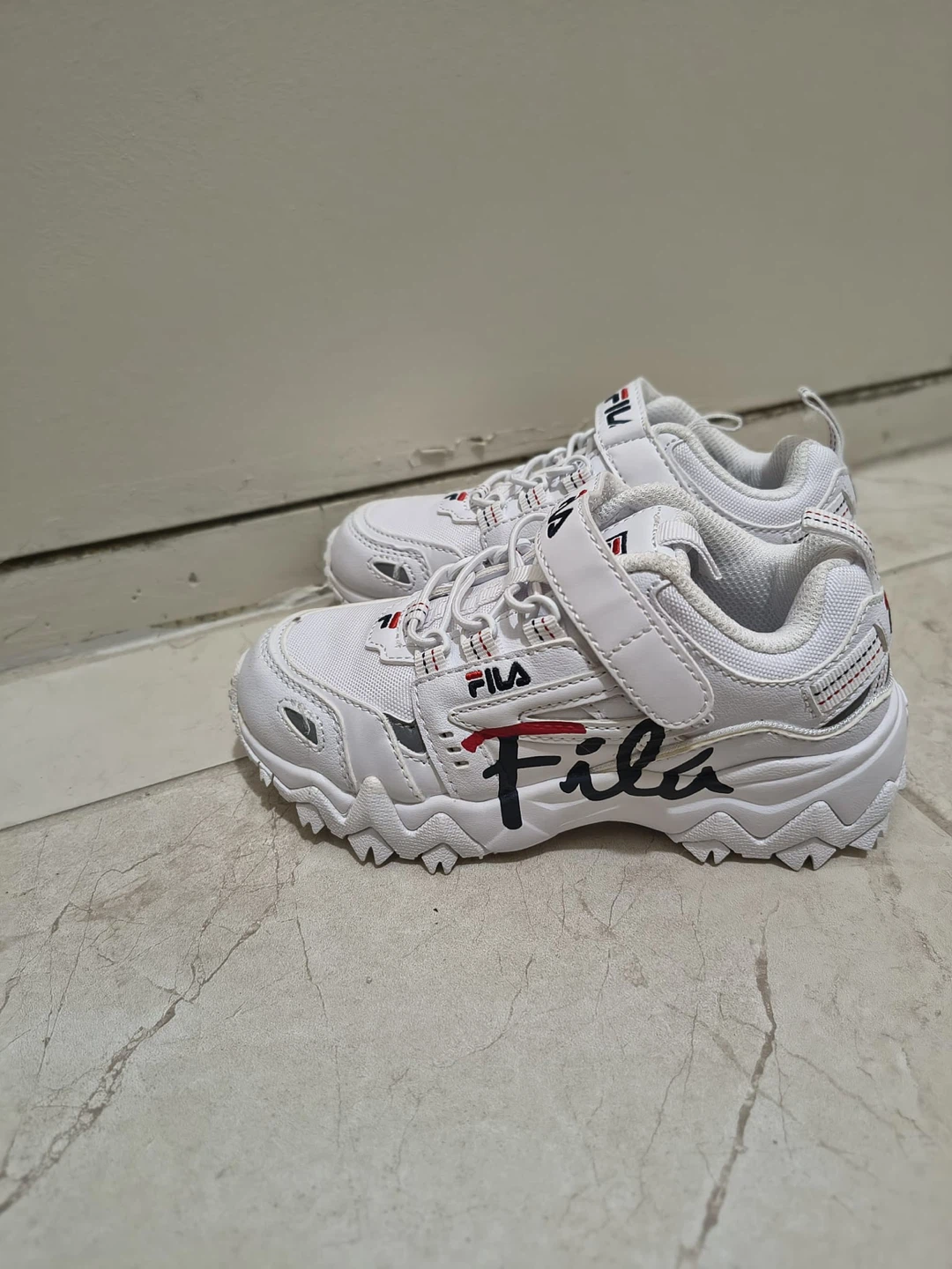 Fila White Kids Sneakers