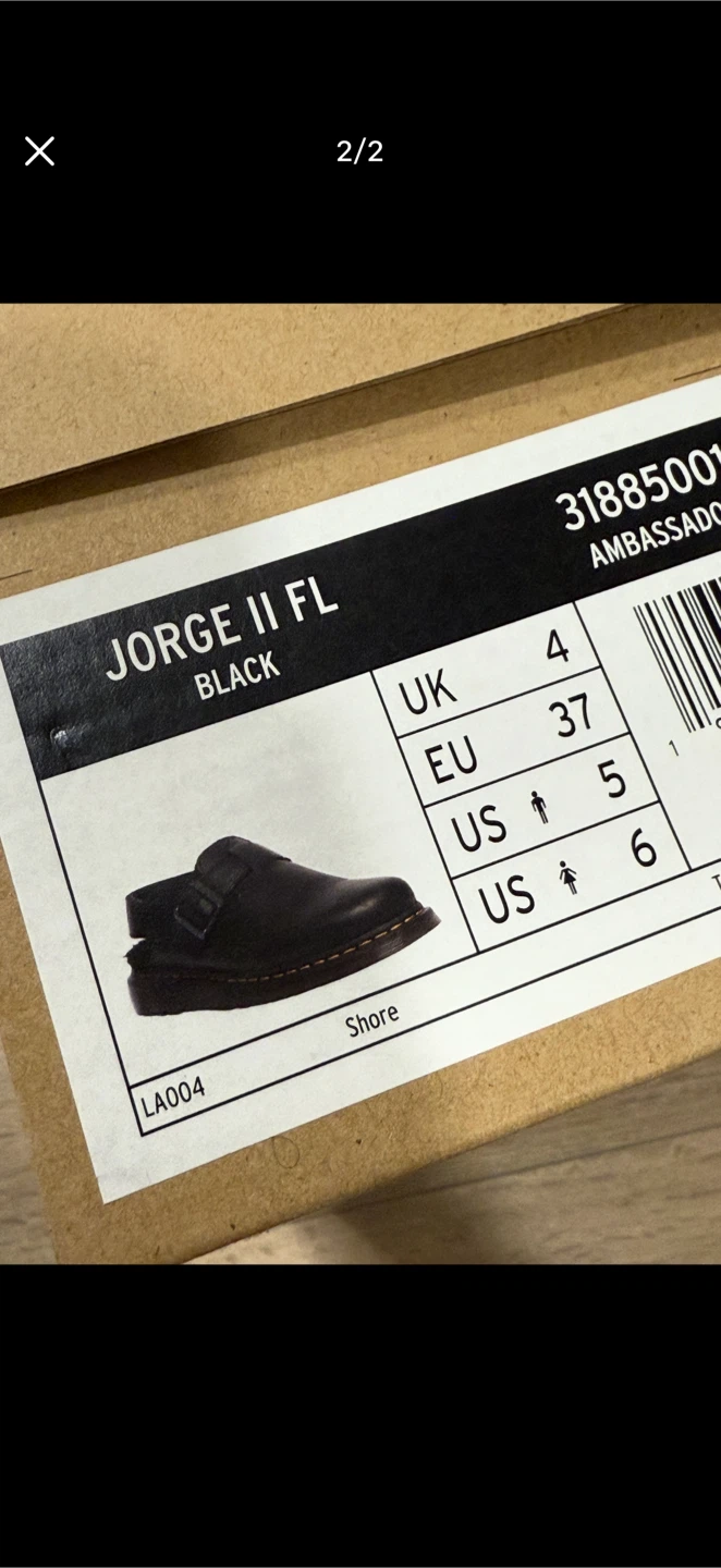 Dr. Martens Jorge II FL Black US 6 - photo 3