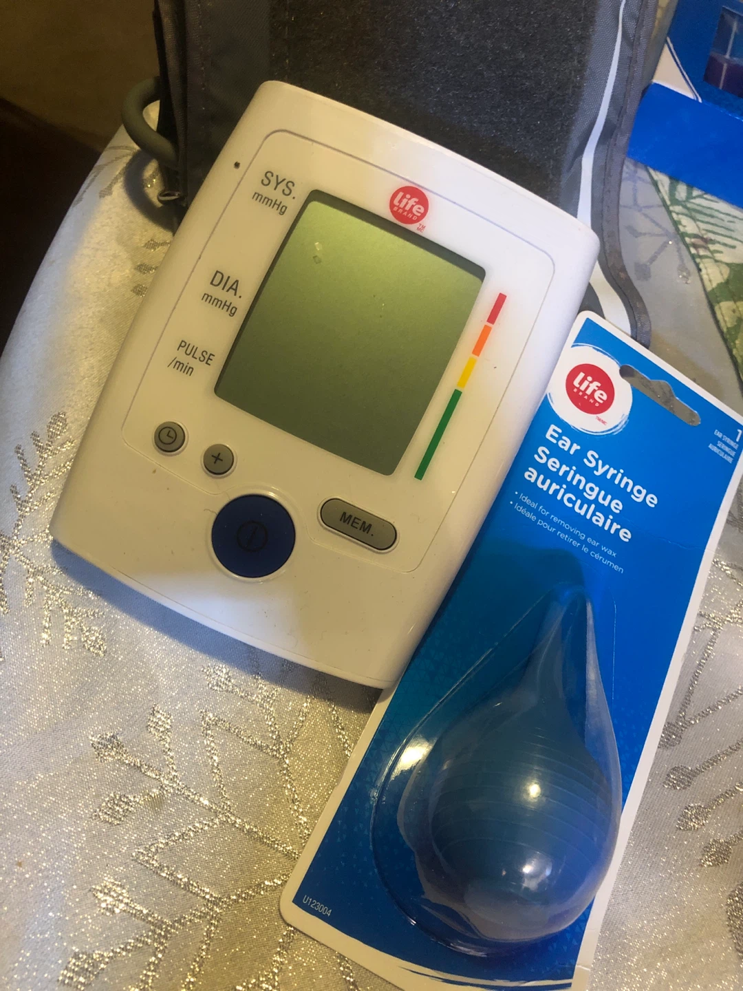 #gifting FREE Life Brand Blood Pressure Monitor + Ear Syringe