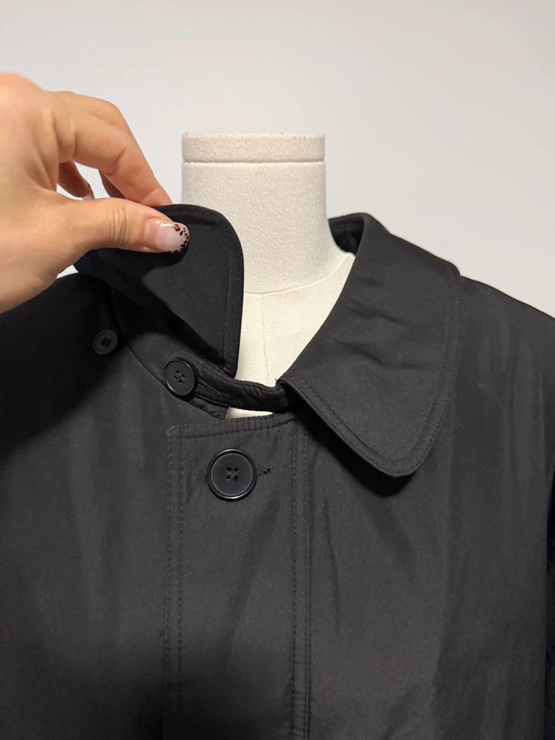 Men’s Black Trench Coat - photo 2