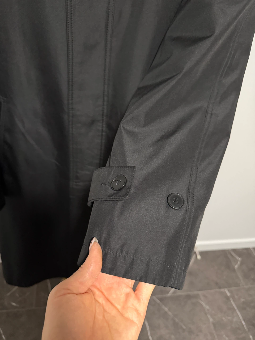 Men’s Black Trench Coat - photo 3