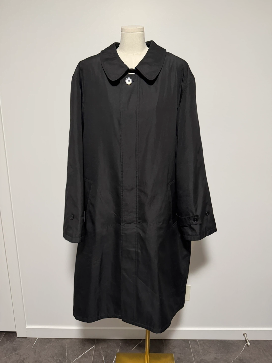 Men’s Black Trench Coat