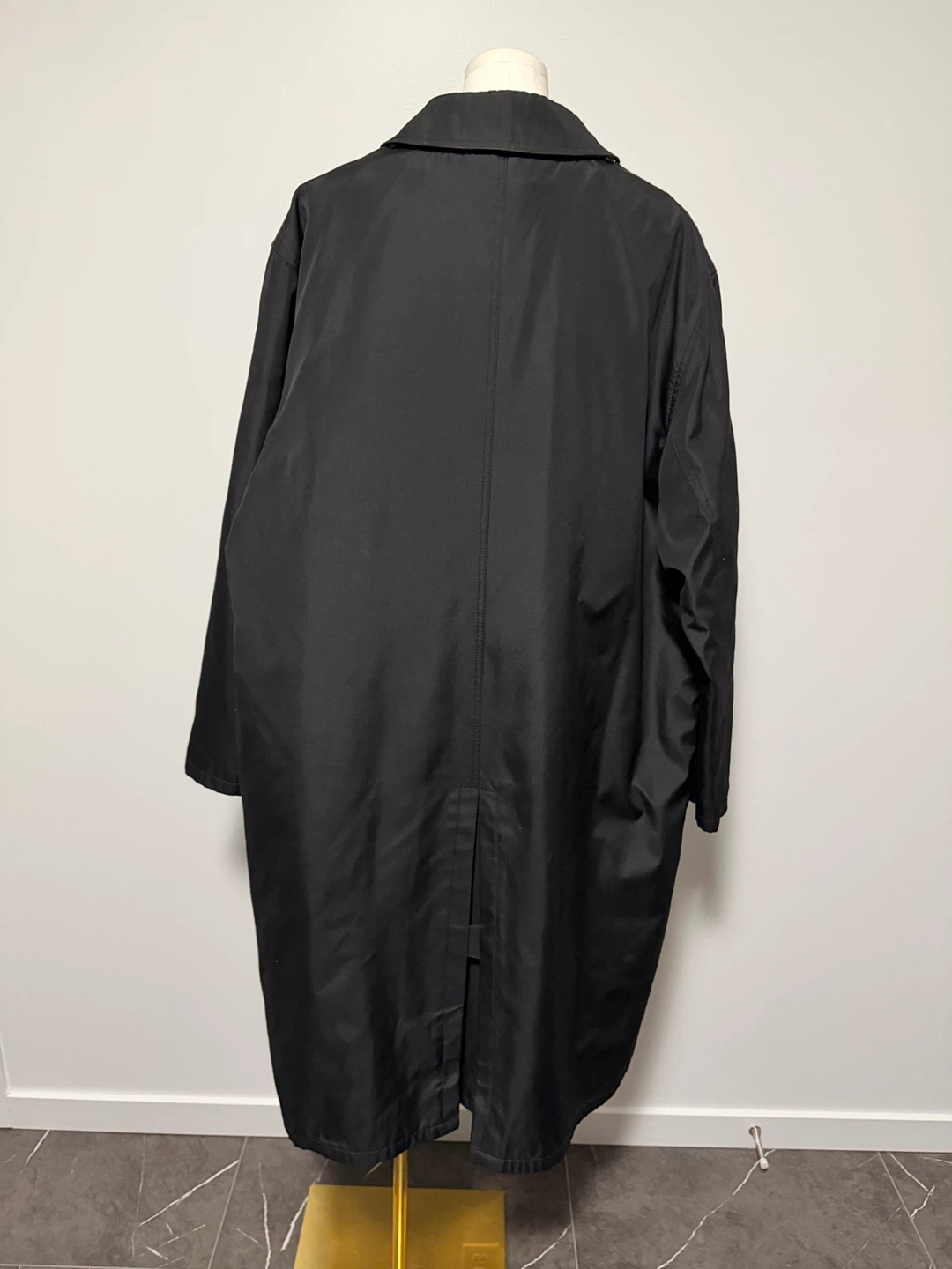 Men’s Black Trench Coat - photo 4