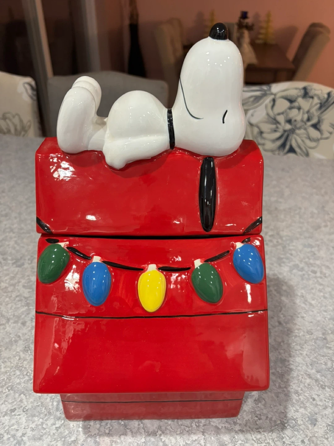 Snoopy Doghouse Cookie Jar - photo 2