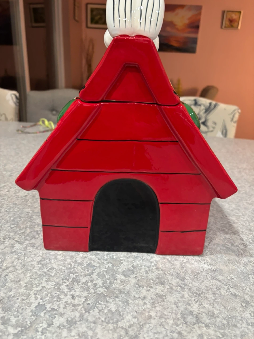 Snoopy Doghouse Cookie Jar - photo 4