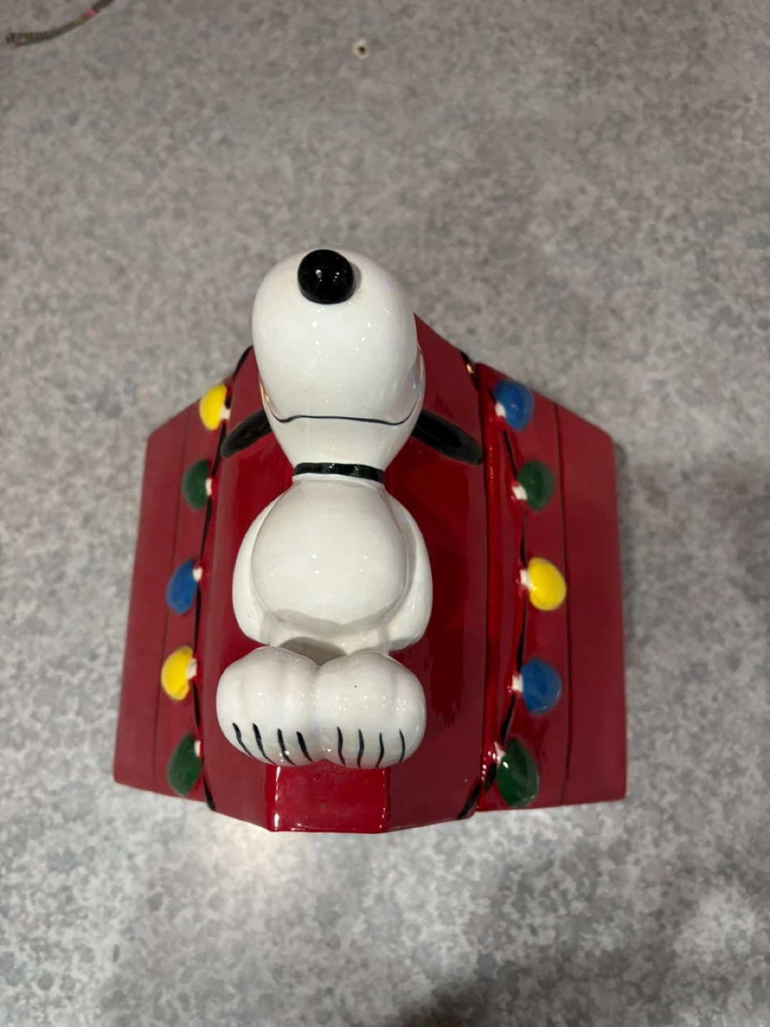 Snoopy Doghouse Cookie Jar - photo 3