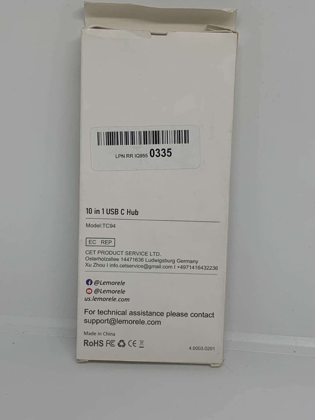 Lemorele 10 in 1 USB C Hub Model TC94 - photo 2