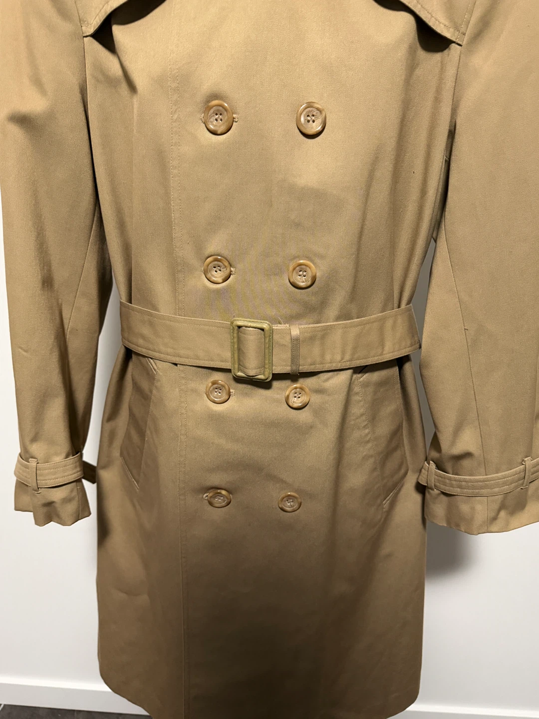 Men’s Beige Trench Coat - photo 4