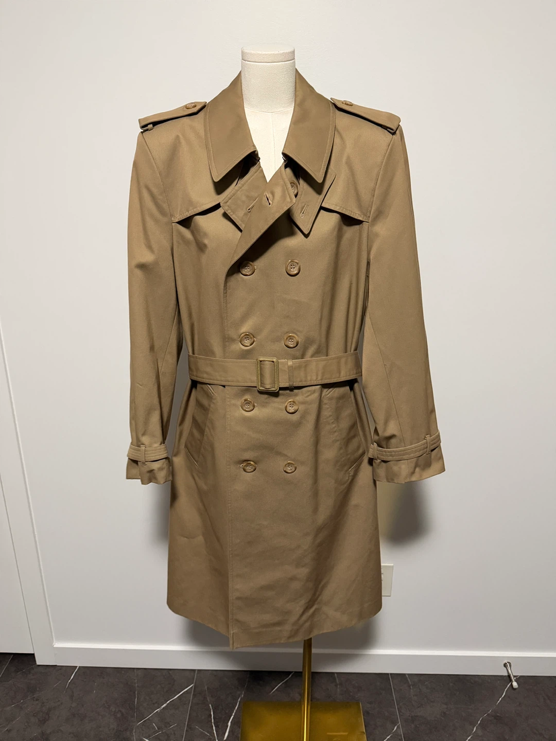 Men’s Beige Trench Coat