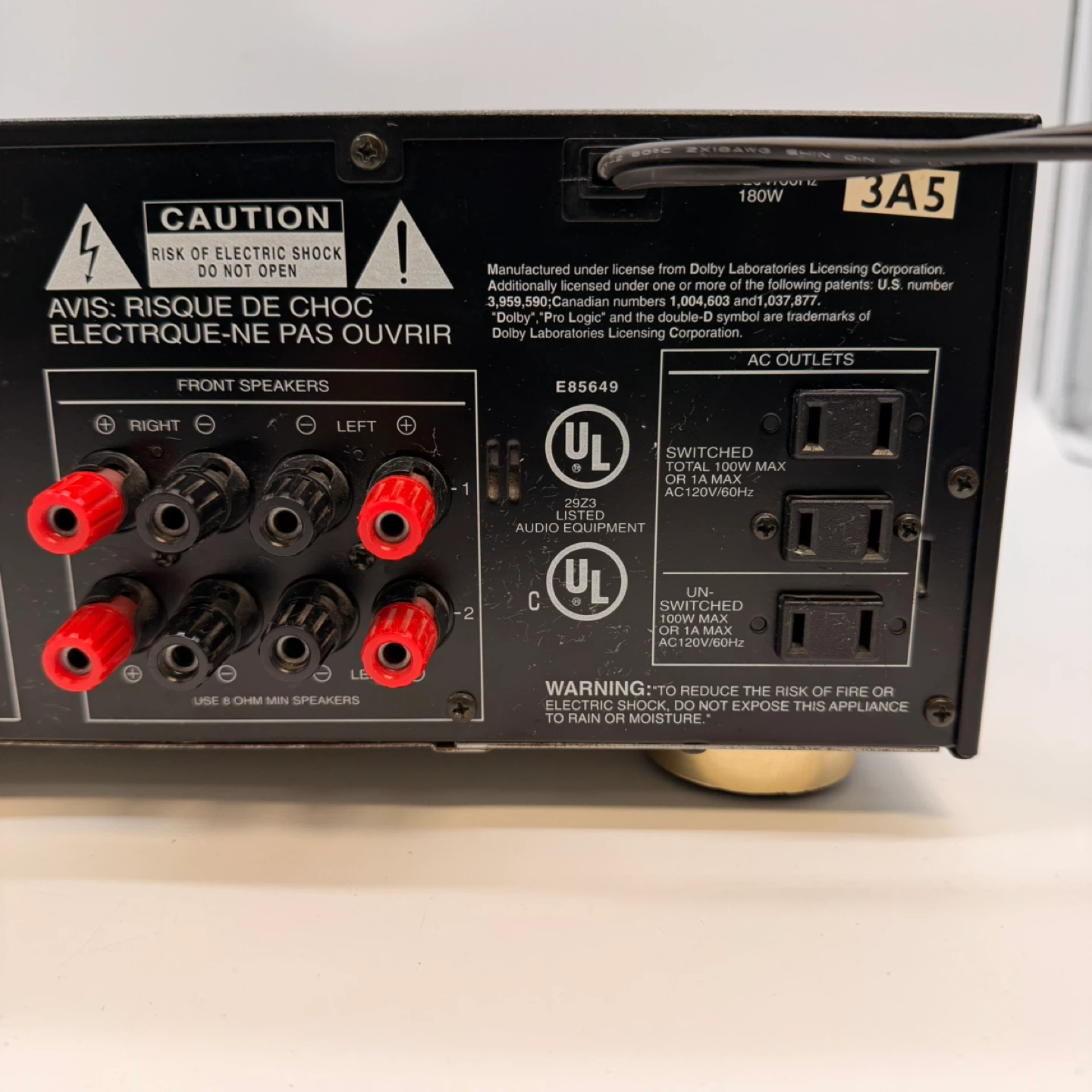 Harman/Kardon AVR 20 Receiver - photo 5