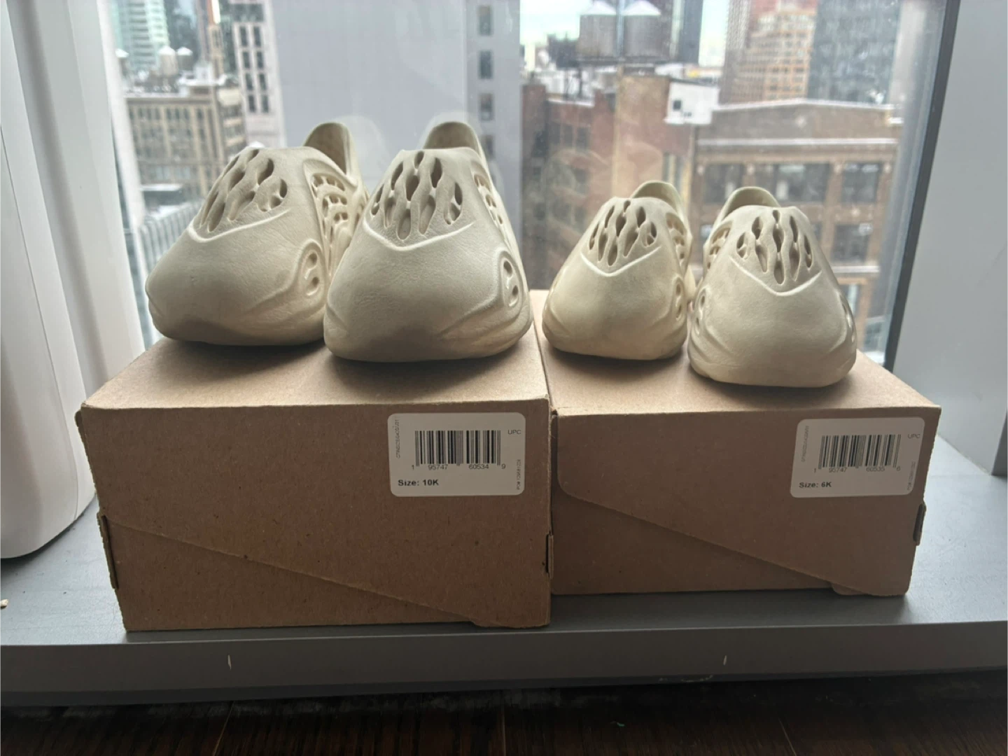 Adidas Yeezy Foam Runner Sand Size 10K & 6K