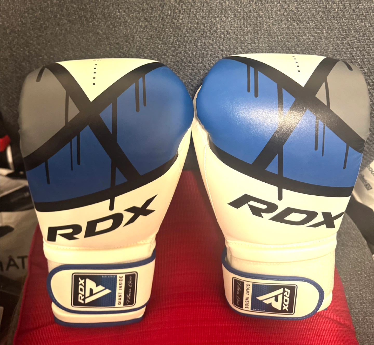 RDX INC Boxing Gloves - White & Blue