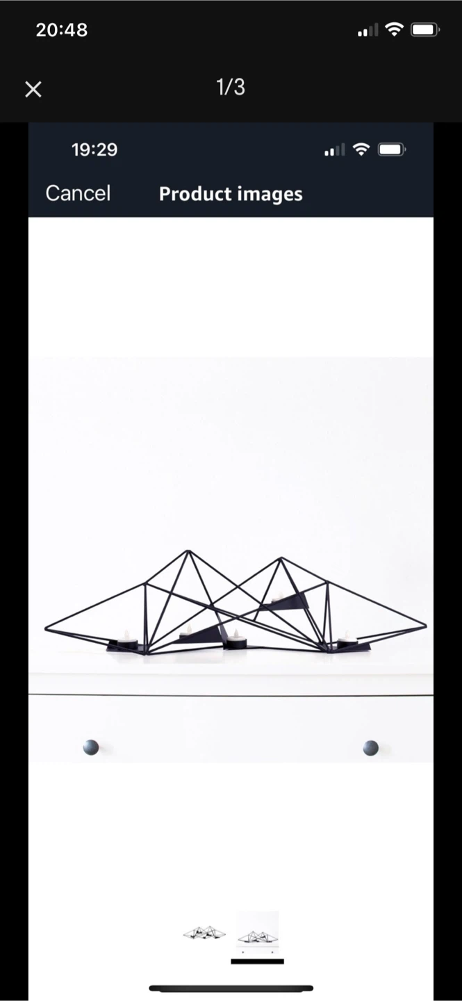 Truu Design GEO Tealight Iron Wall Candle Holder - photo 3