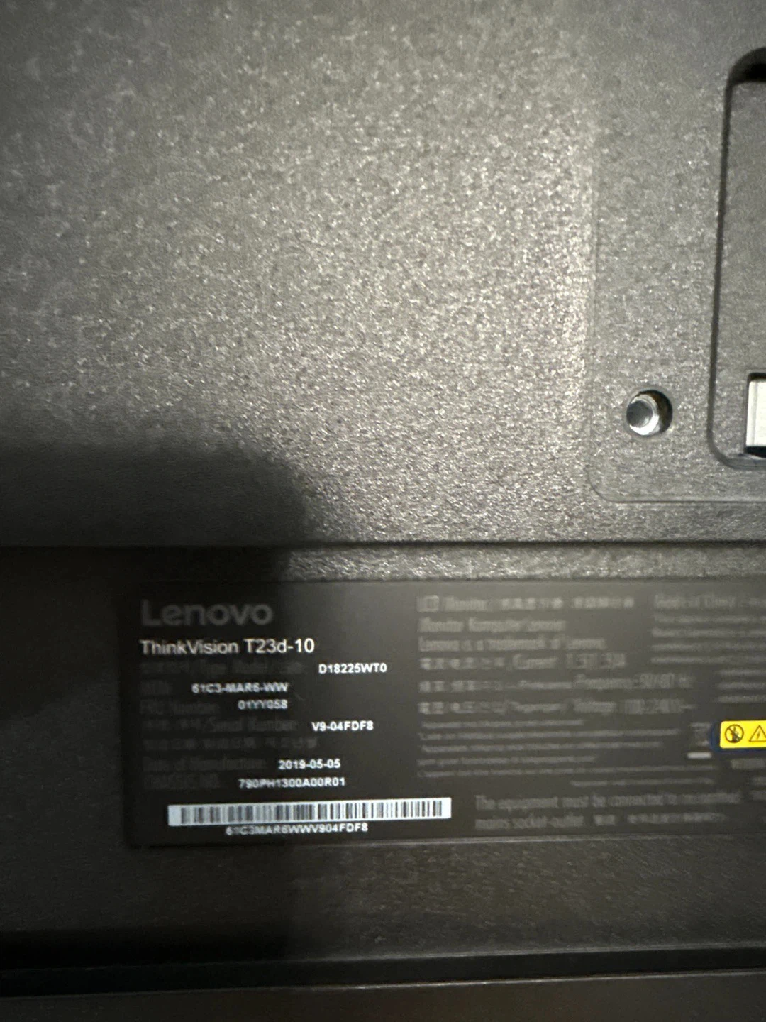 Lenovo ThinkVision T23d-10 Monitor - photo 4