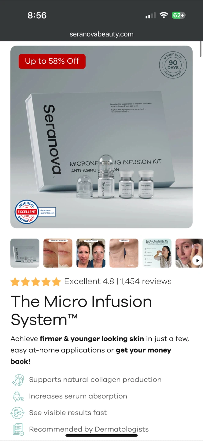 Seranova Microneedling Infusion Kit - Anti-Aging Solution