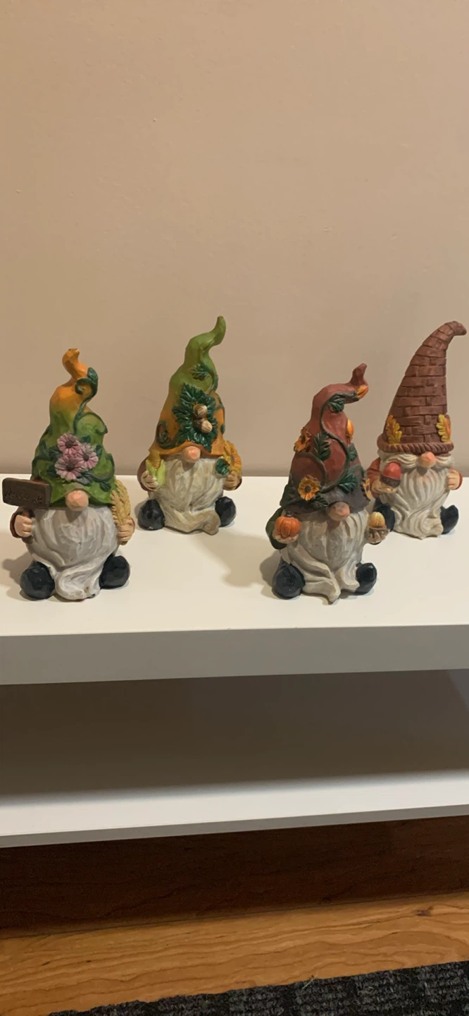 Set of 4 Fall Gnomes