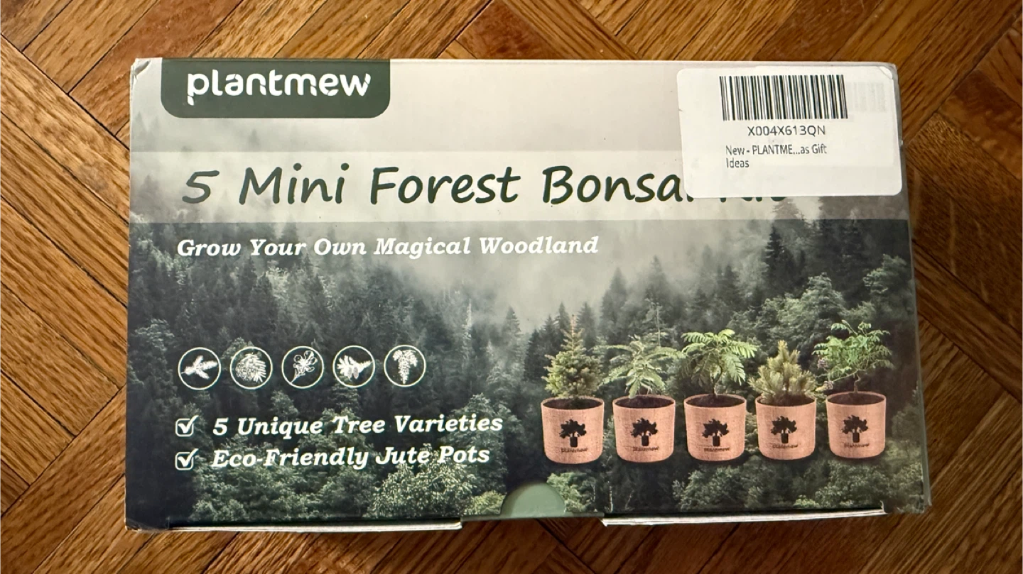 Plantme 5 Mini Forest Bonsai Kit - New