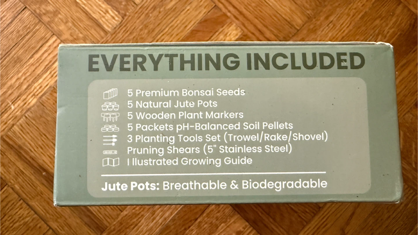 Plantme 5 Mini Forest Bonsai Kit - New - photo 4
