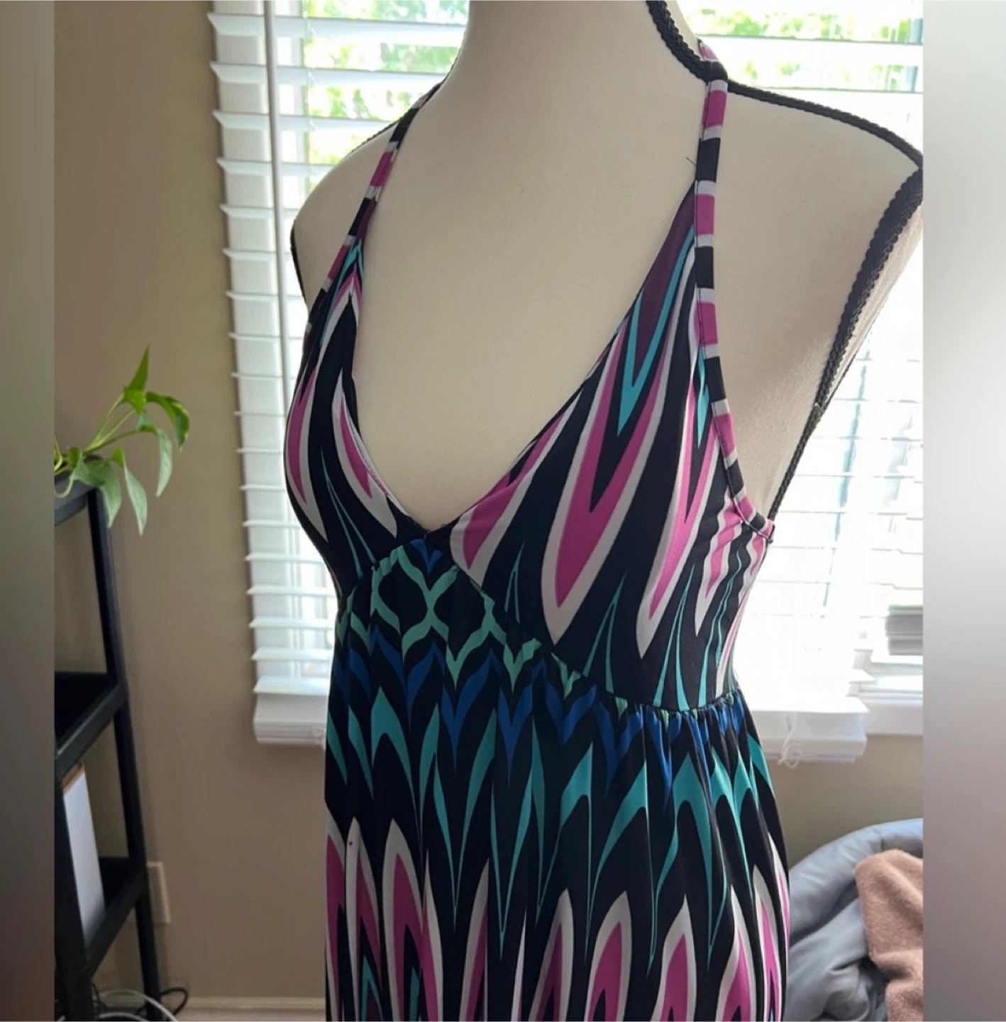 Patterned Halter Sundress - photo 4