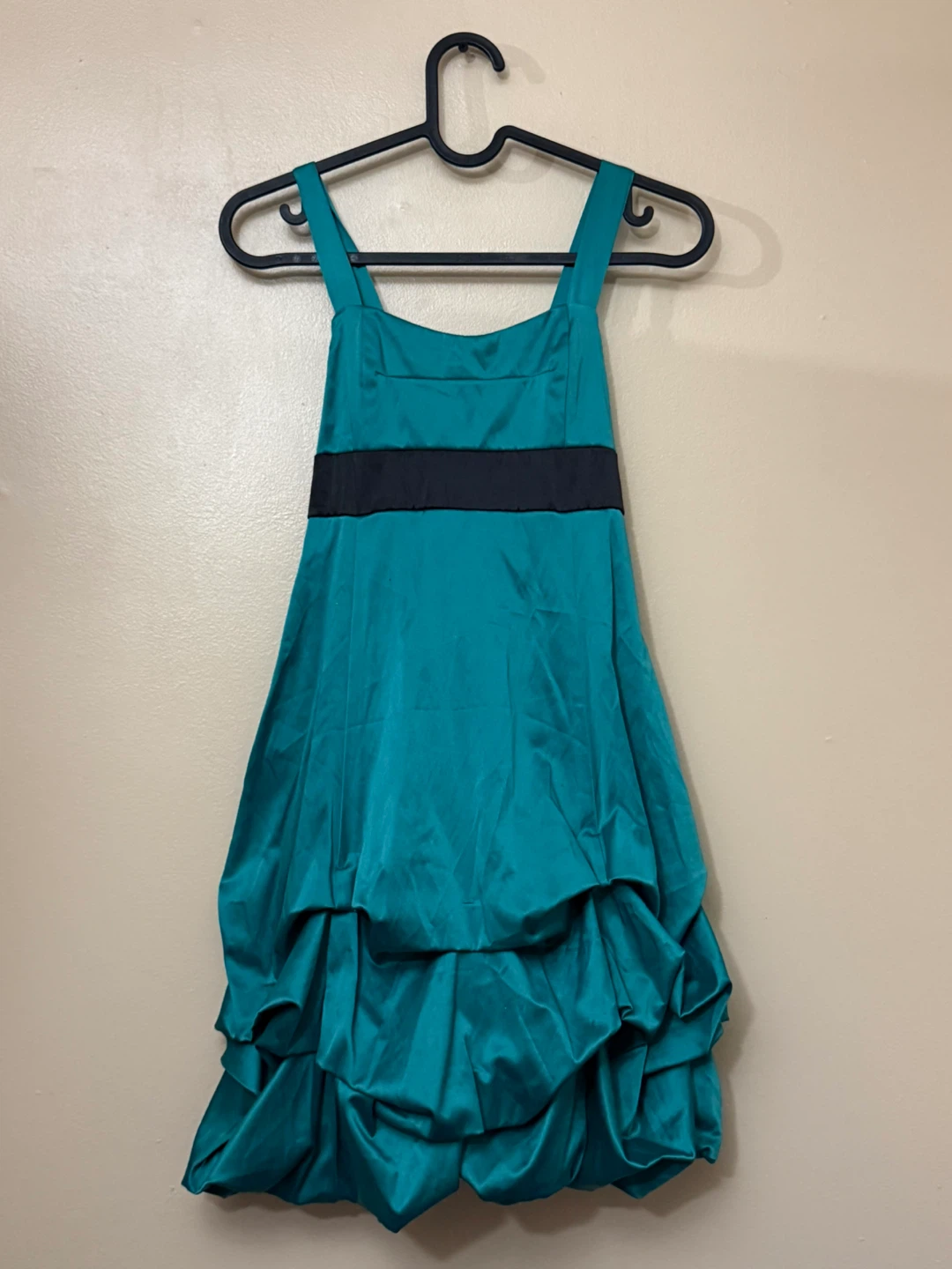 Ruby Rox Green Dress with Black Belt Girls size 14