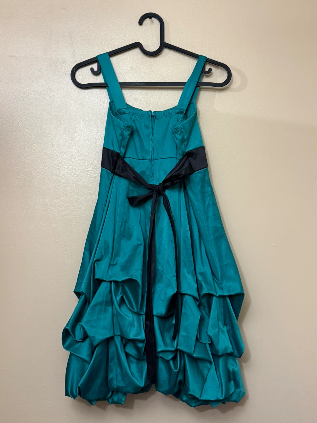 Ruby Rox Green Dress with Black Belt Girls size 14 - photo 2