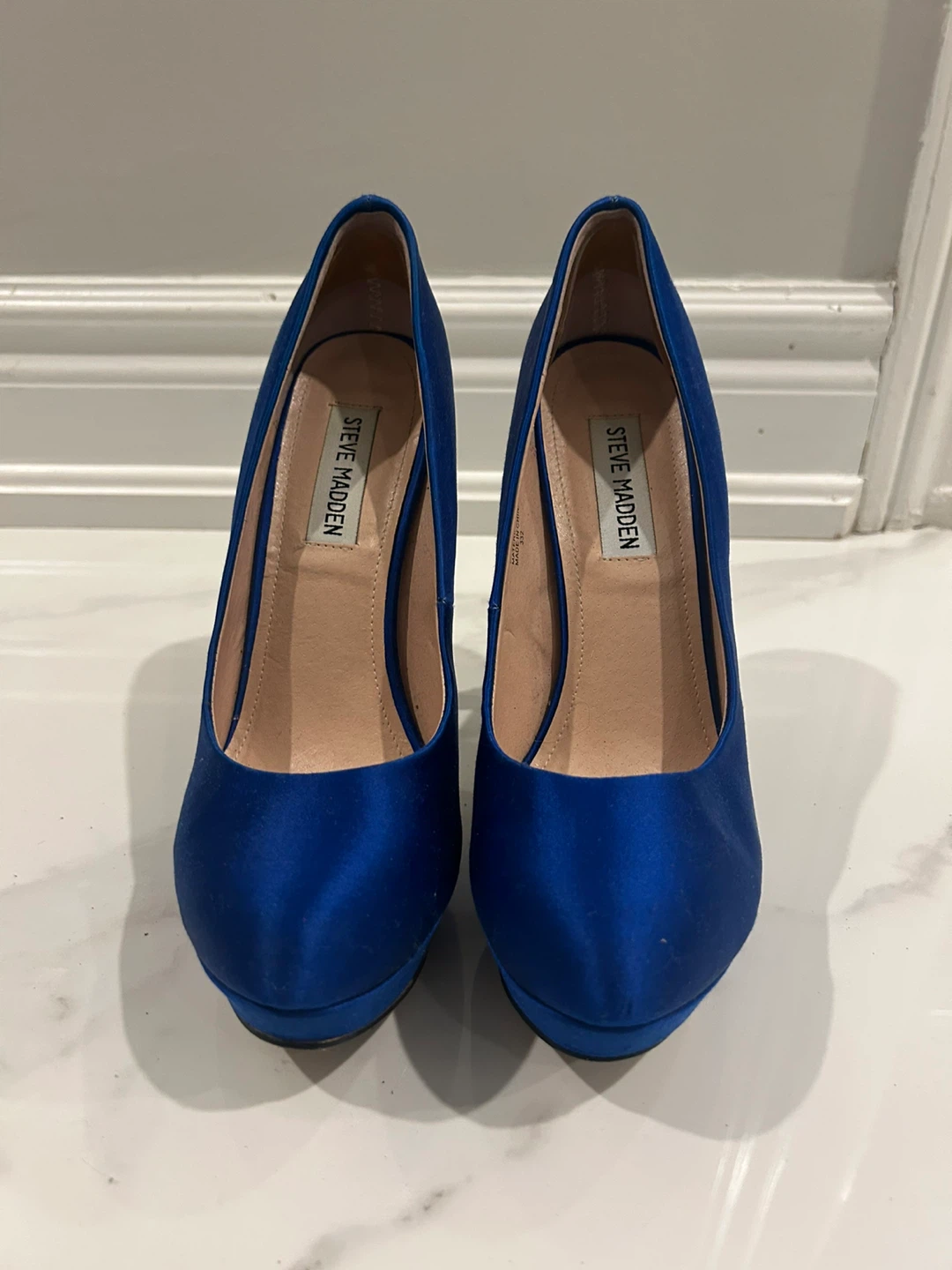 Steve Madden Blue Heels - Size 7.5