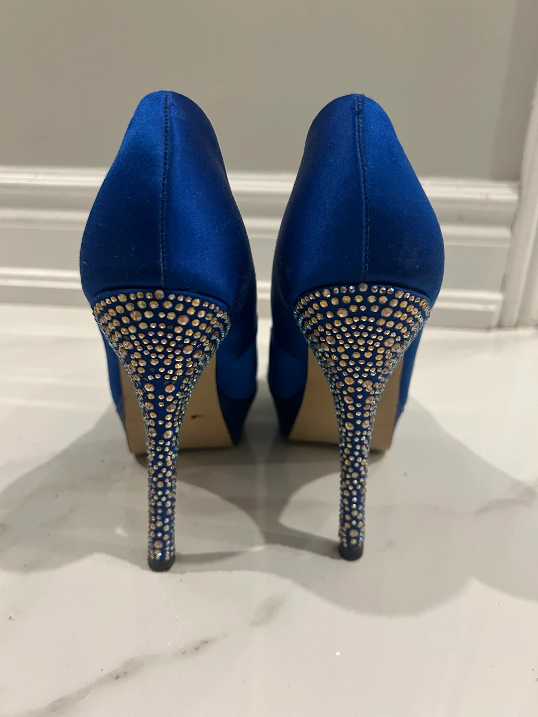 Steve Madden Blue Heels - Size 7.5 - photo 3