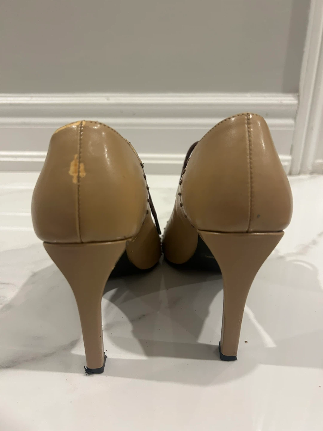 Boardwalk Tan Lace-Up Heels - Size 6.5 - photo 3