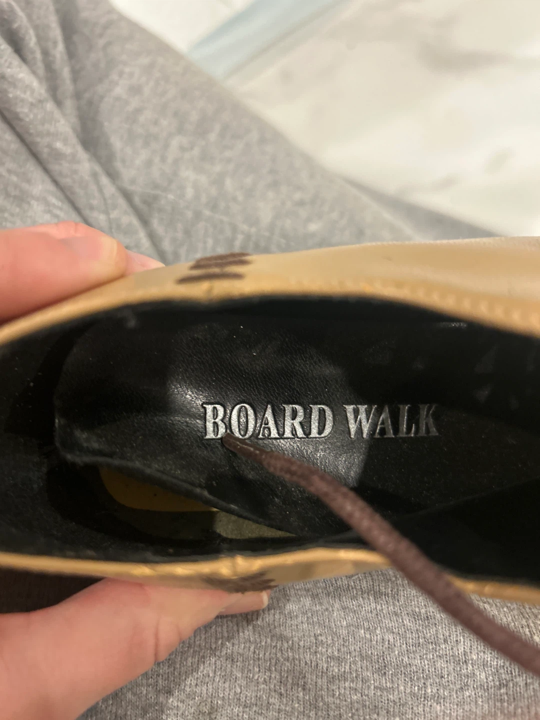 Boardwalk Tan Lace-Up Heels - Size 6.5 - photo 5