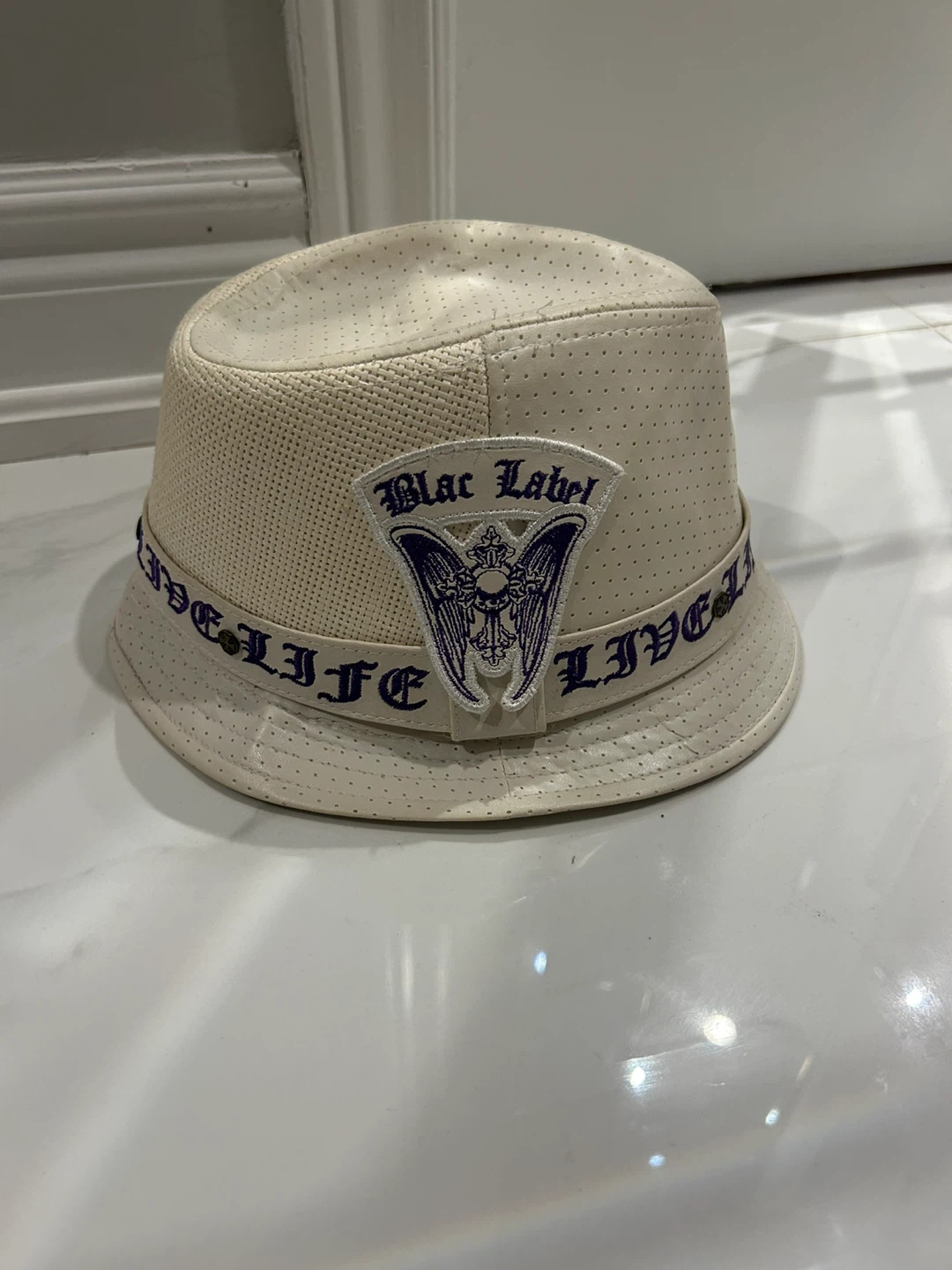 Mac Label Pink Cream Hat