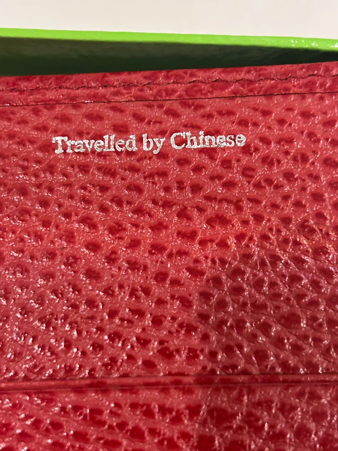 Shanghai Tang Red Leather Wallet - photo 5