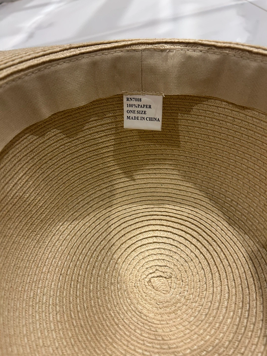 Paper Straw Hat - One Size - photo 2