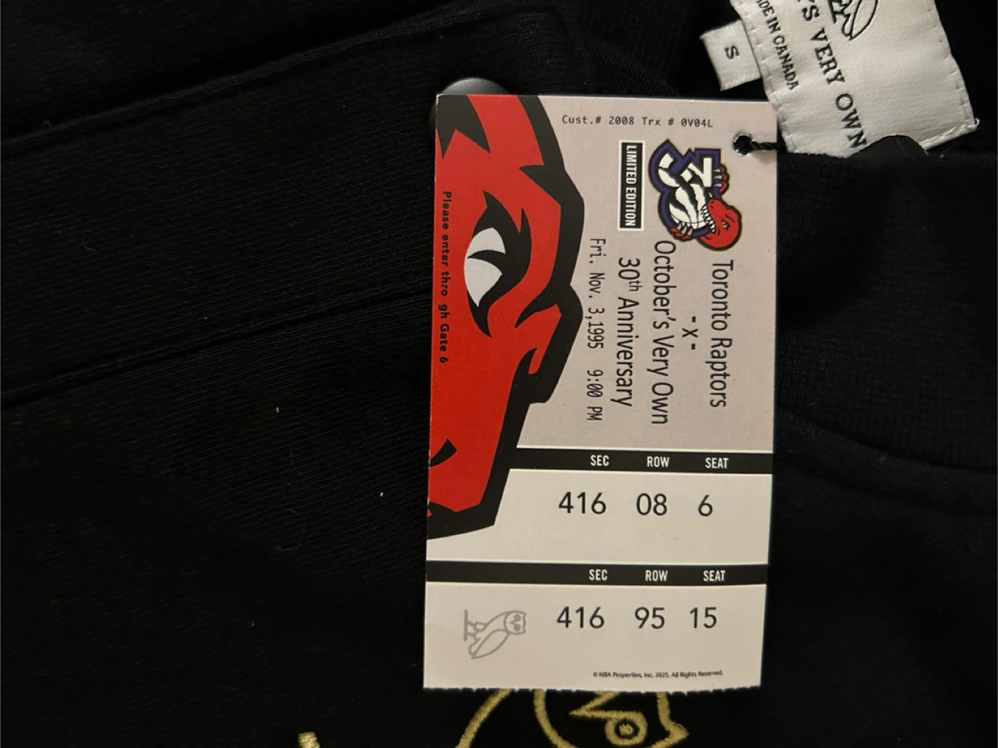 OVO Toronto Raptors 30th Vince Carter Jacket - photo 5