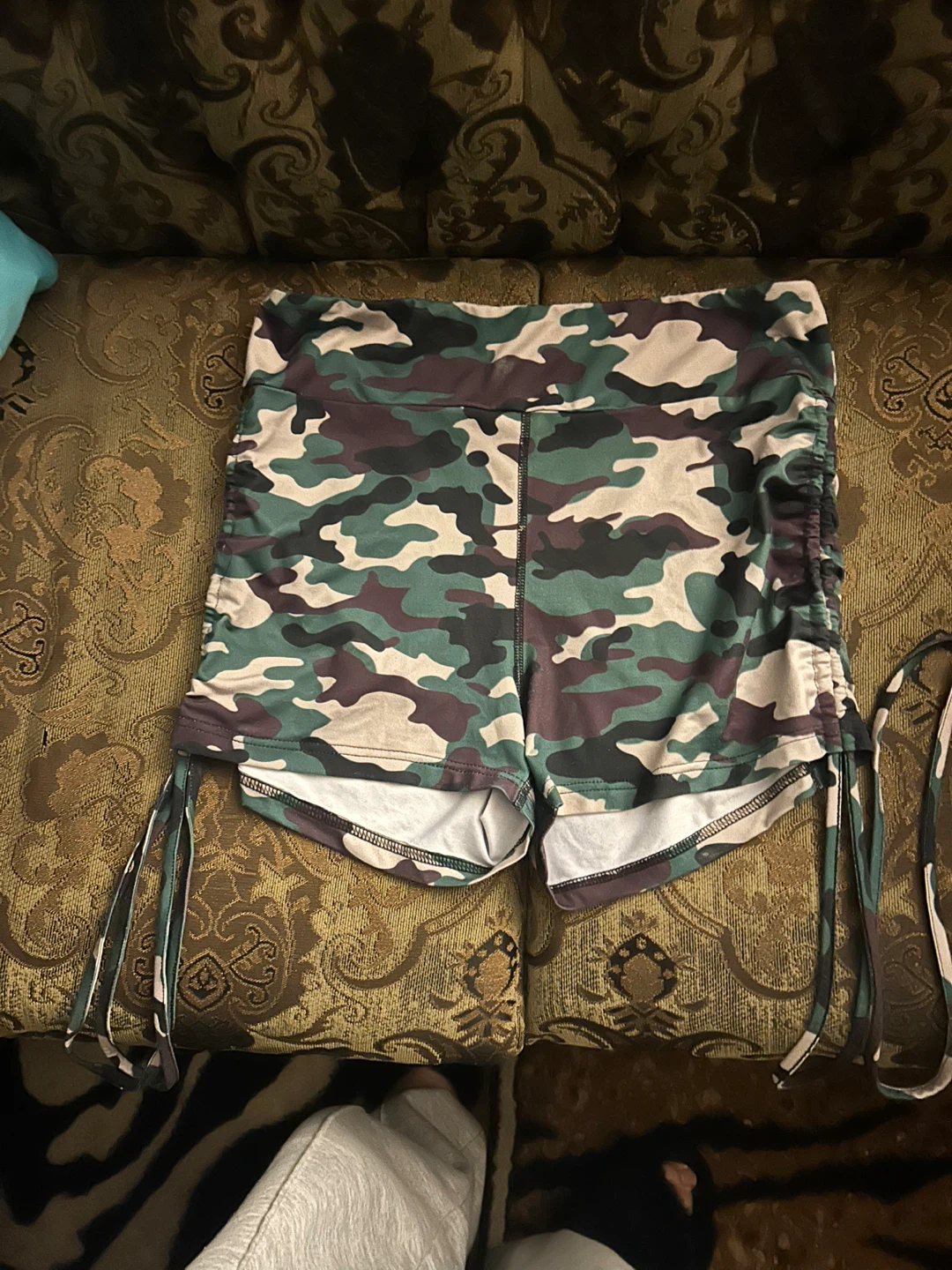 Camouflage Drawstring Shorts