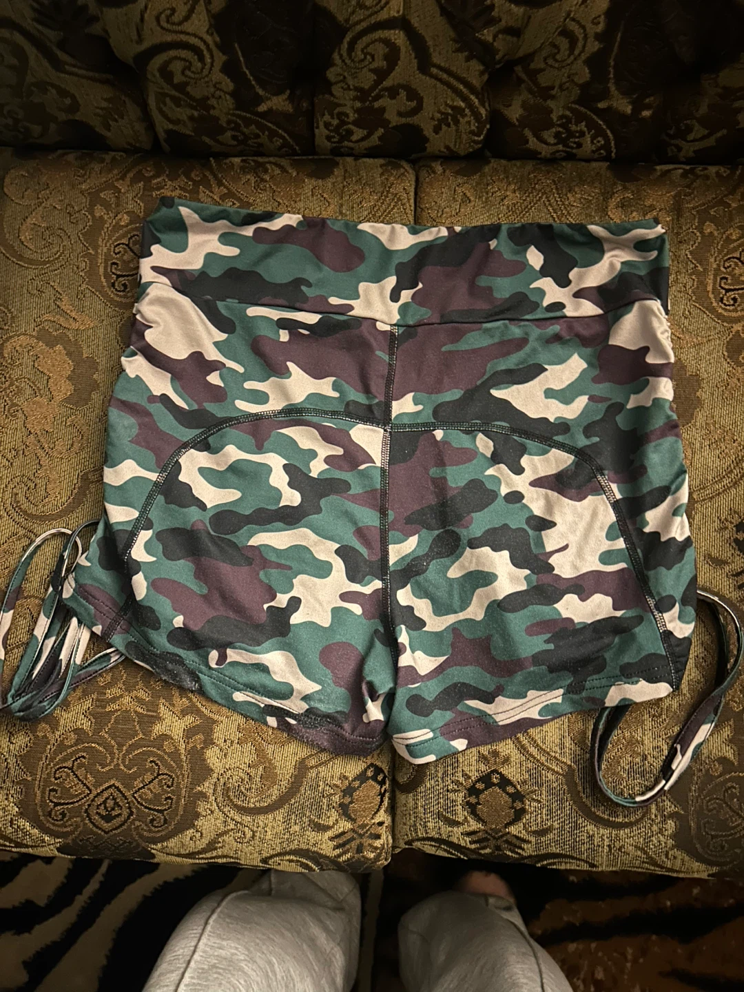Camouflage Drawstring Shorts - photo 2