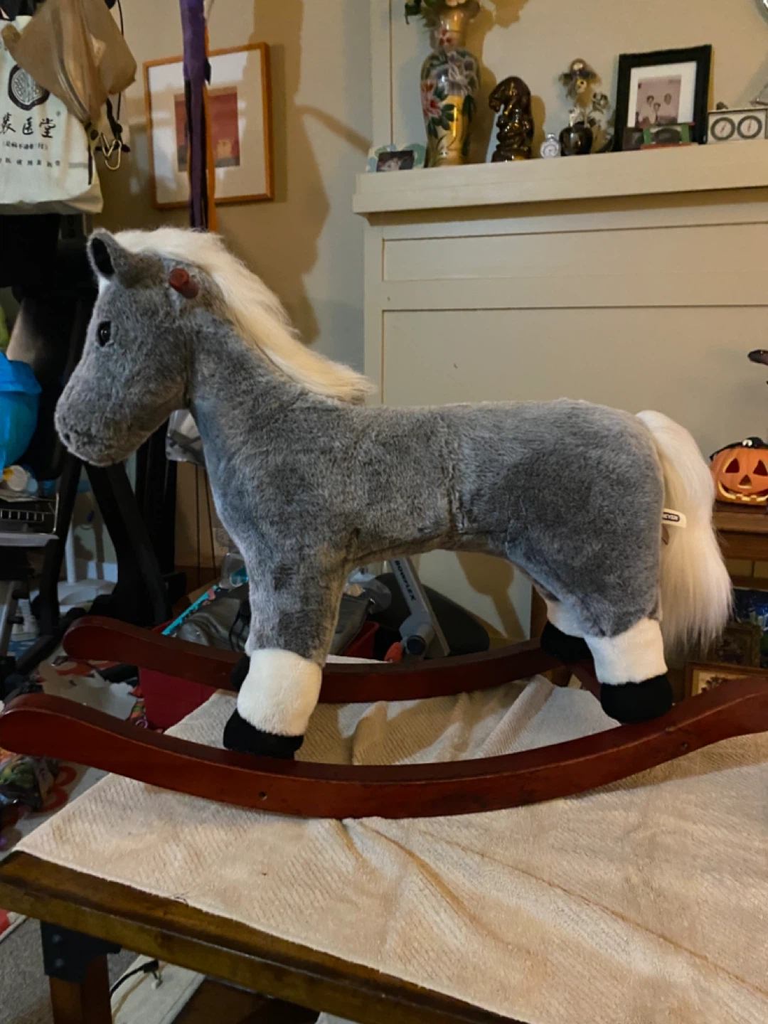 EXCELLENT CONDITION Rocking Horse Plush Toy