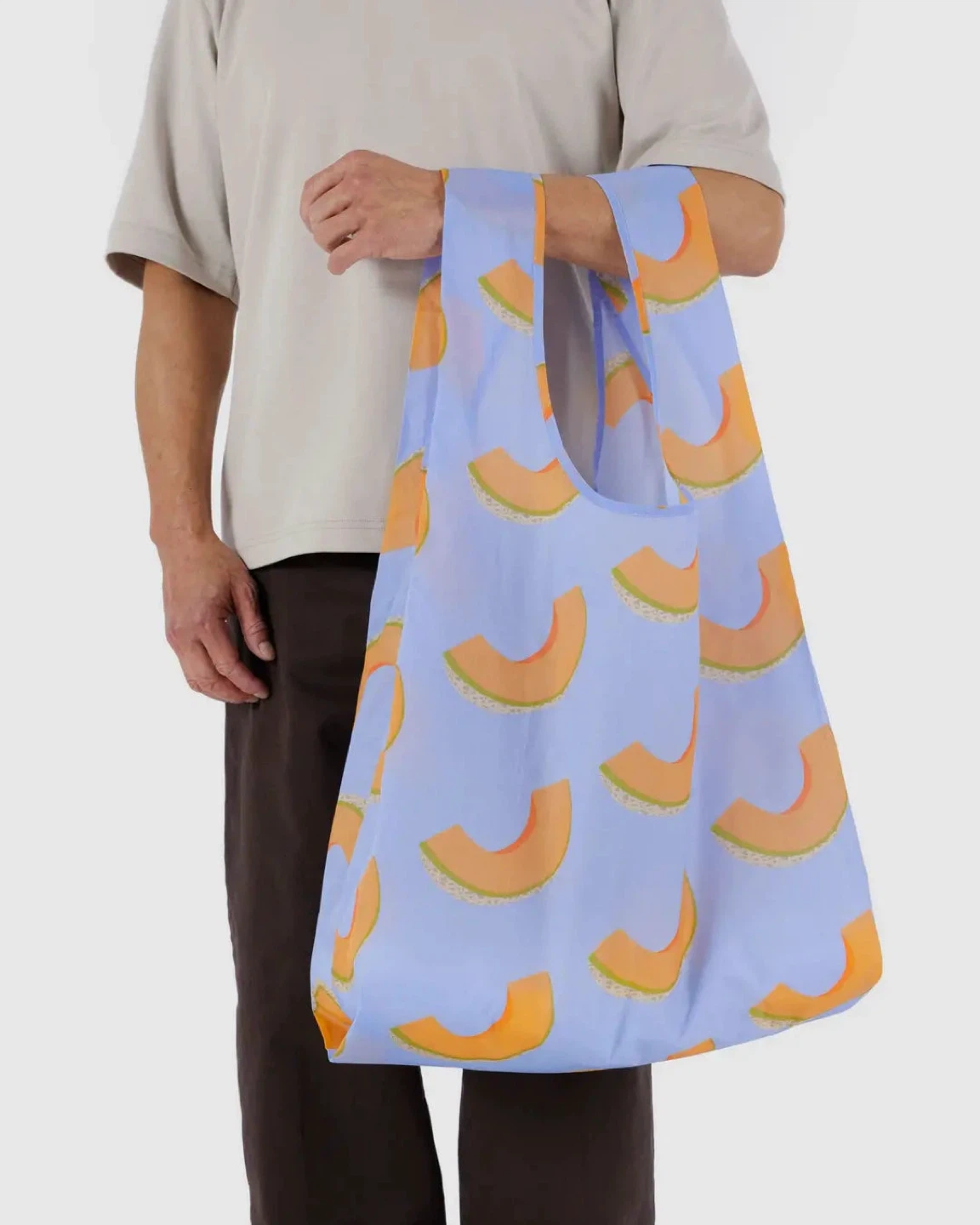 BAGGU Big Reusable Bag - Cantaloupe Blue NEW - photo 3
